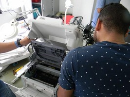 Manutenção de impressora a laser