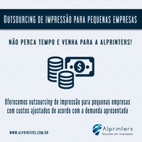 Outsourcing de impressão para pequenas empresas