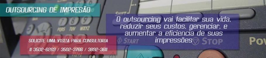 Outsourcing de impressão para pequenas empresas