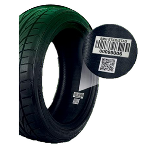 Etiquetas vulcanizáveis para pneus